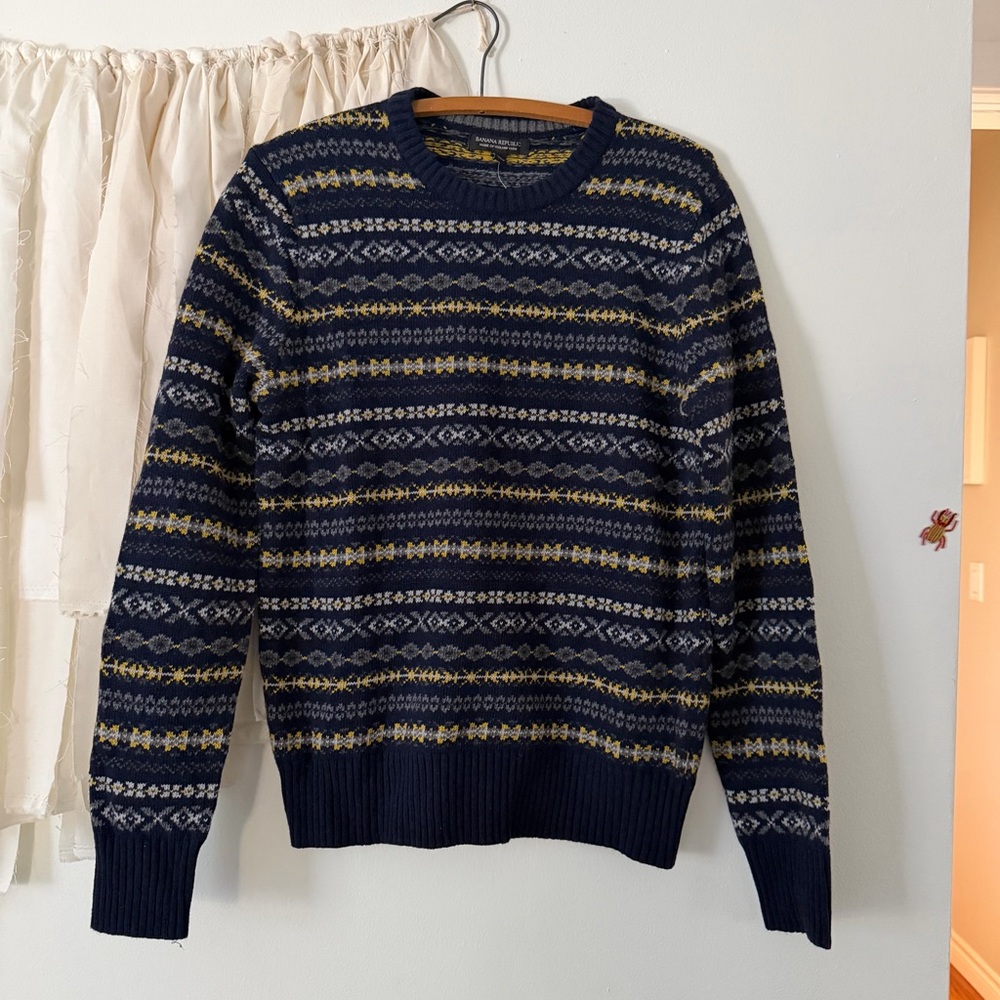 Banana Republic Fair Isle Crew